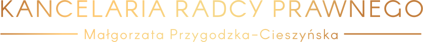logo - Kancelarii Radcy Prawnego Małgorzaty Przygodzkiej-Cieszyńskiej